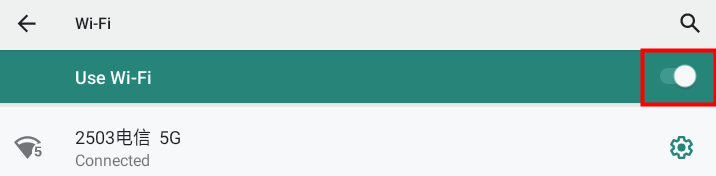 Device Wi-Fi enabled